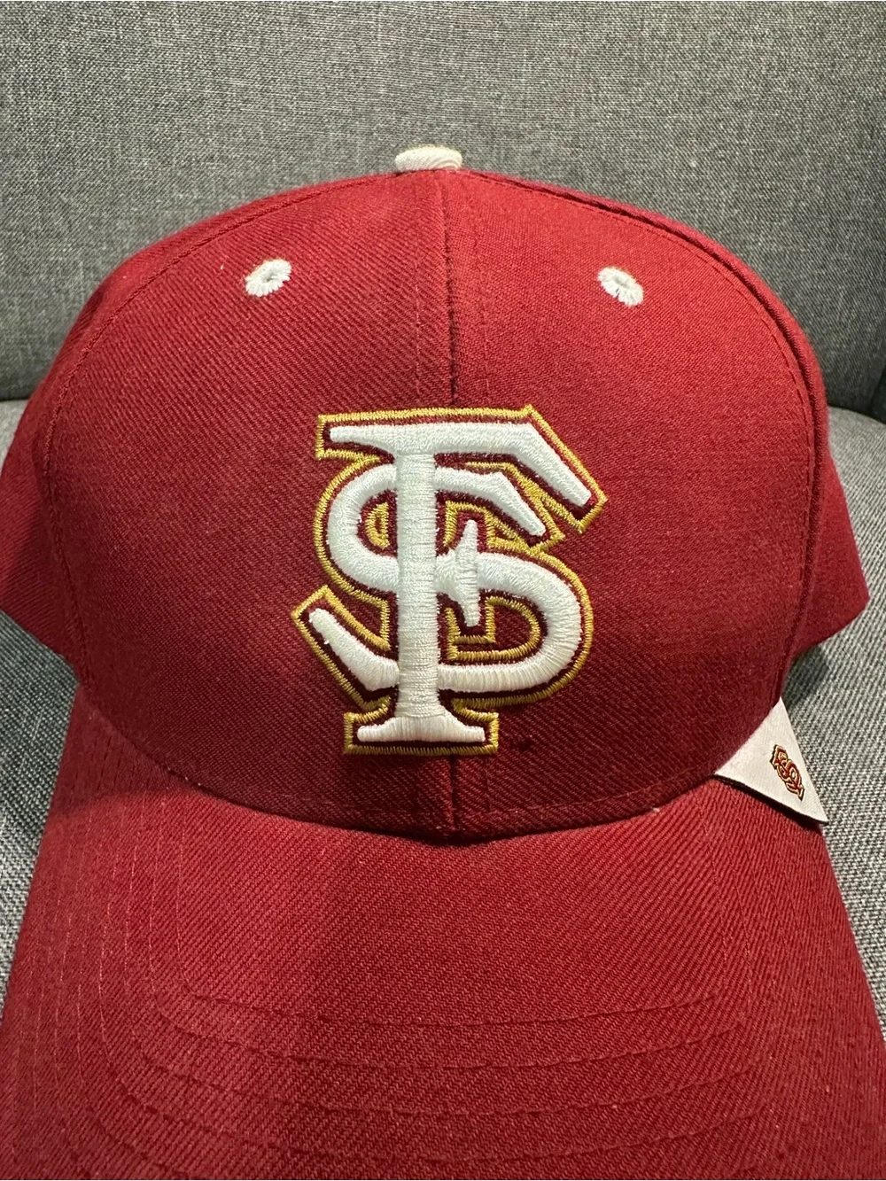 Florida State Garnet Baseball Cap with FS Logo